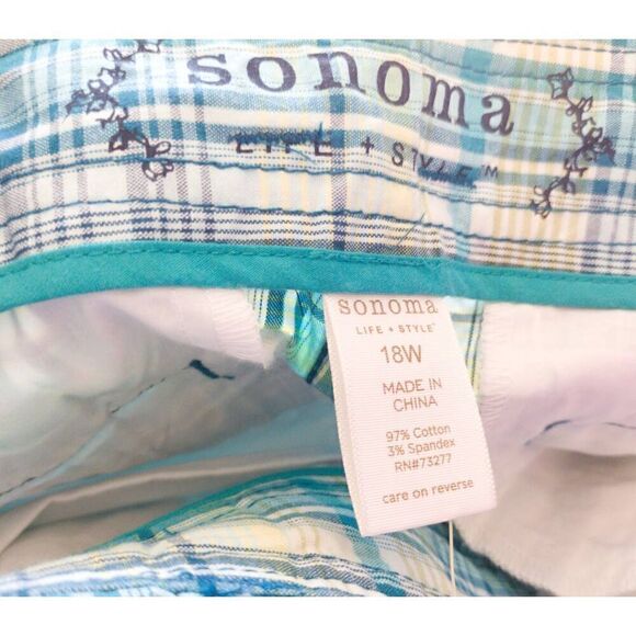 Sonoma Life & Style Modern Fit Above The Knee Mid-Rise /Sits Below The Waist Eas - Picture 4 of 4